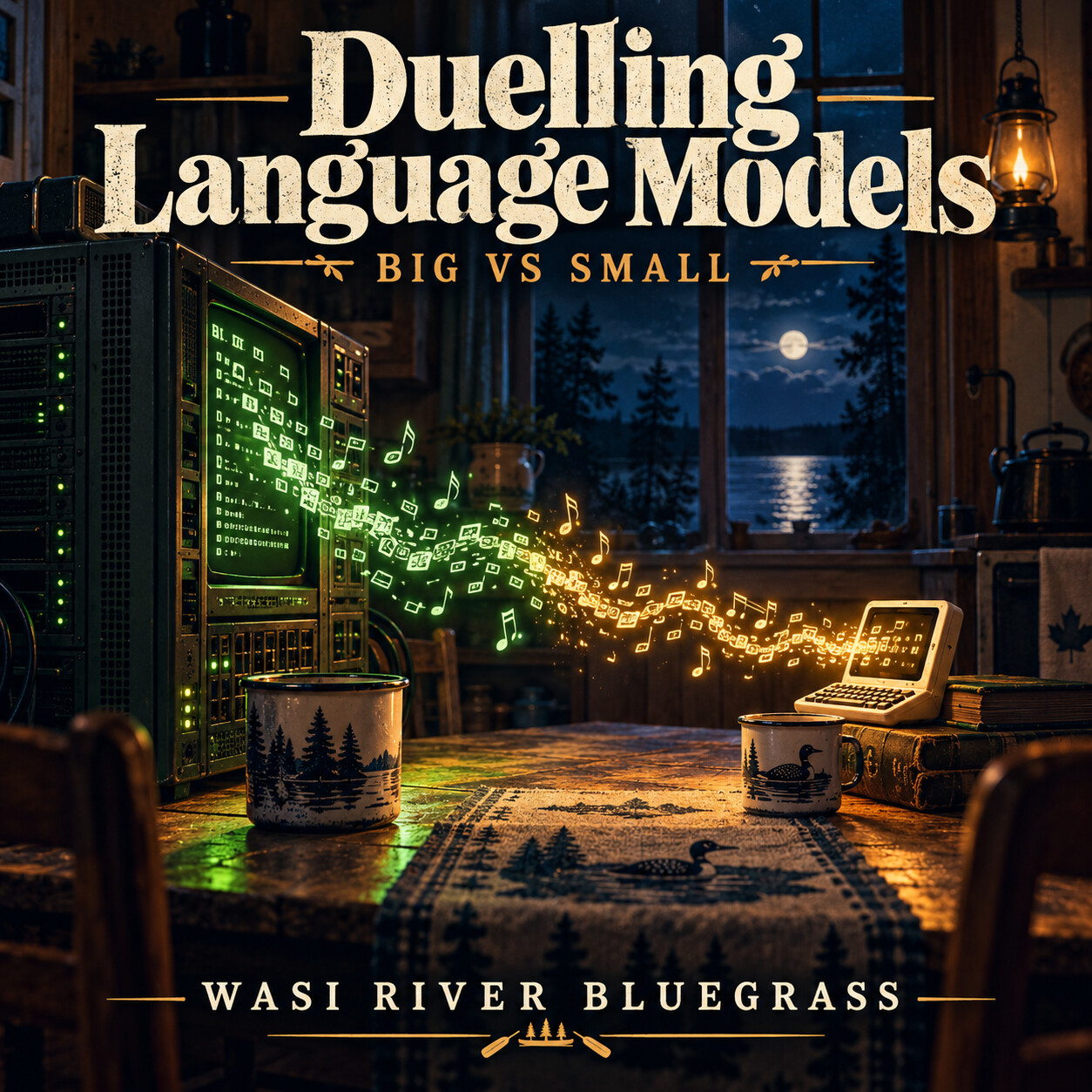 Duelling Language Models (Big vs Small) cover art